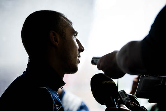 Fotboll, EM 2008, Sverige A, presskonferens Henrik Larsson