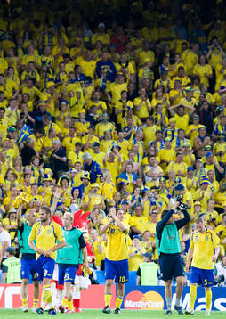 Sverige tackar klacken