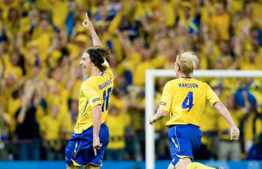 Zlatan Ibrahimovic, Sverige (Jubel)