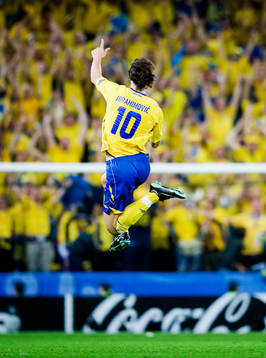 Zlatan Ibrahimovic, Sverige, jubel