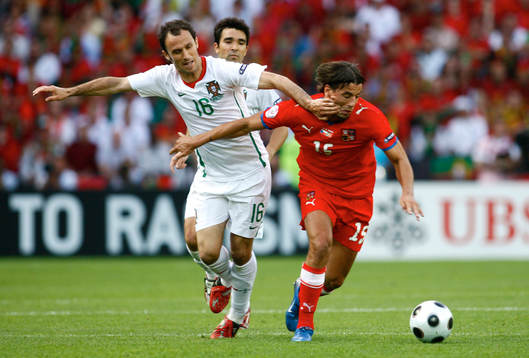 Milan Baros och Ricardo Carvalho