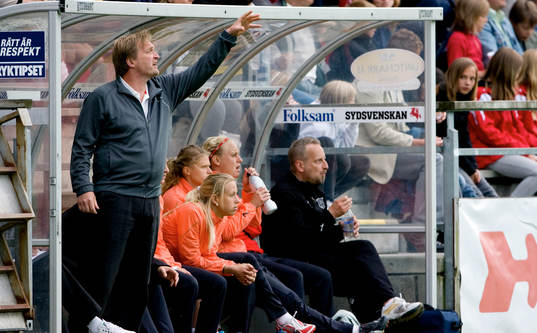LDB bänken med Jörgen Petersson, tränare