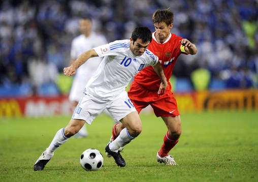 Giorgos Karagounis, Grekland och Sergei Semak, Ryssland
