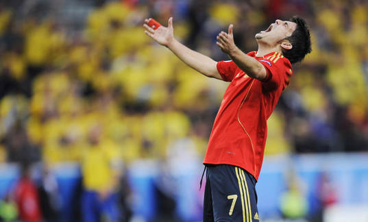 David Villa jubel