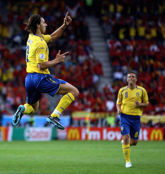 Zlatan Ibrahimovic jubel