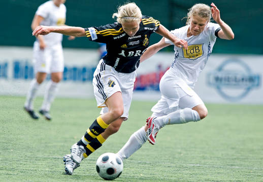 Elin Ekblom Bak, AIK och Frida Nordin, LdB Malmö