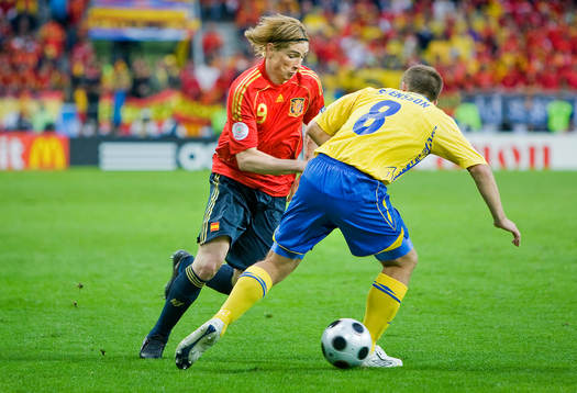 Fernando Torres, Spanien tunnlar Anders Svensson, Sverige