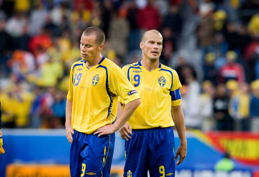 Daniel Andersson och Fredrik Ljungberg, Sverige, tror inte