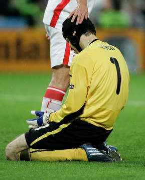 Petr Cech, målvakt, Tjeckien, depp