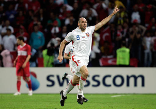 Jan Koller, Tjeckien, jubel