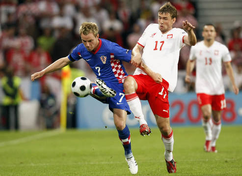 Ivan Rakitic, Kroatien och Mariusz Lewandowski, Polen