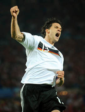 Michael Ballack, Tyskland. Glädje, jubel