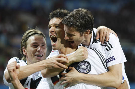 Michael Ballack, Tyskland, jubel