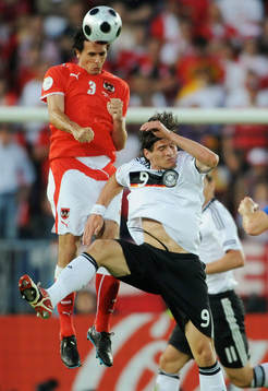 Martin Stranzl, Österrike och Mario Gomez, Tyskland.