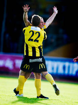 Daniel Larsson, Daniel Forsell, Häcken, jubel