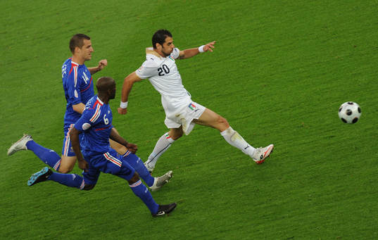 Clerc och Makelele, Frankrike, Perrotta, Italien