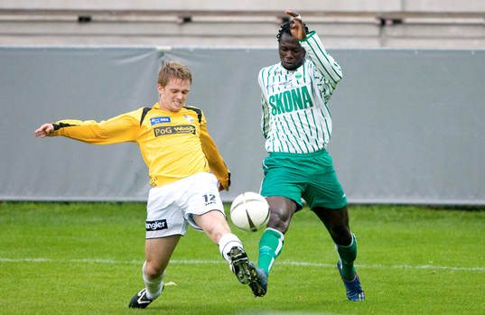 Joakim Svensson, IFK Malmö och Mustapha Minteh, Västra