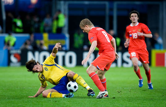 Zlatan Ibrahimovic, Sverige och Denis Kolodin, Ryssland