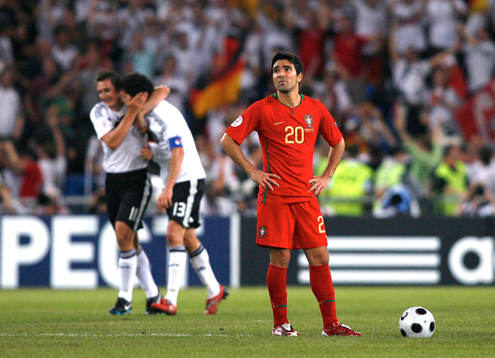 Deco, depp och Michael Ballack, Miroslav Klose jubel