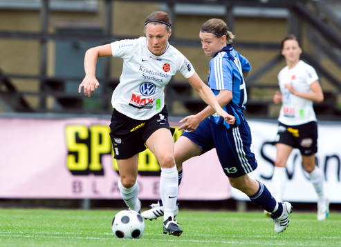 Frida Petersson, Kristianstad och Anna Hall, Djurgården