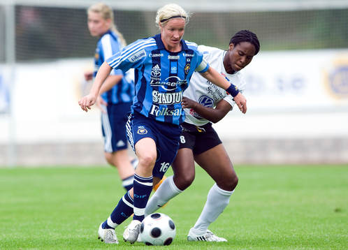 Victoria Svensson, Djurgården och Efiome Dieke,