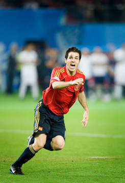 Cesc Fabrégas, Spanien, jubel, gjädje