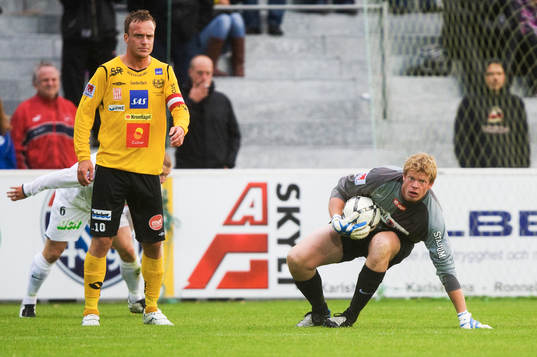 Marcus Ekenberg, Mjällby och Christoffer Källqvist,
