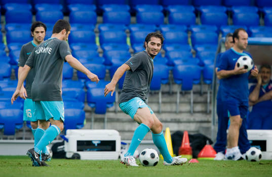 Träning. Hamit Altintop