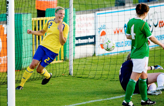 Karolina Westberg, Sverige, jubel