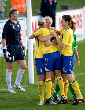 Karolina Westberg, Sverige, jubel
