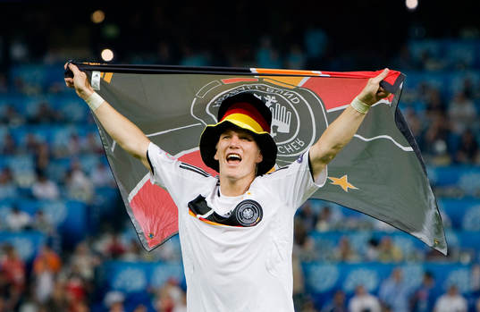 Bastian Schweinsteiger, Tyskland, jubel