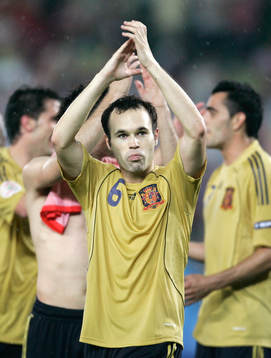 Andres Iniesta, jubel