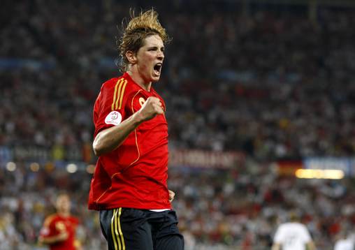 Fernando Torres, Spanien, jubel