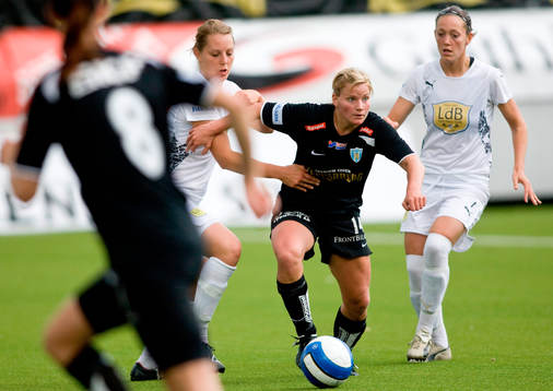 Sara Lindén, Kopparberg/Göteborg. Therese Sjögran, LdB