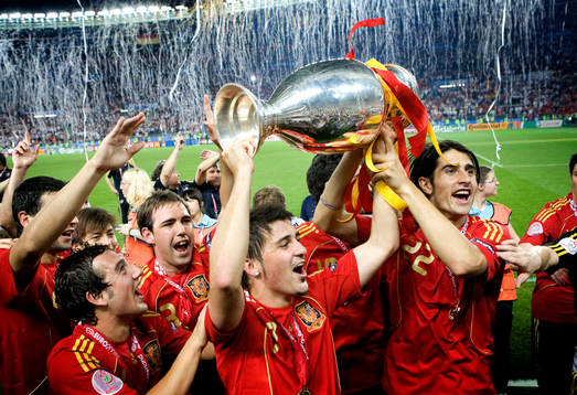 David Villa, Spanien, pokal