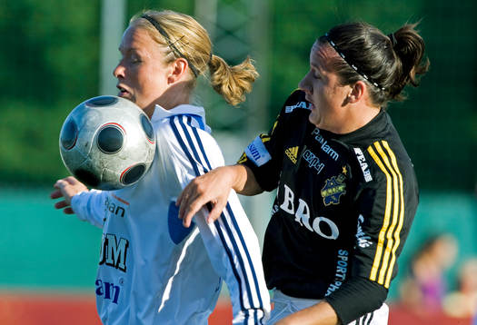Ann-Marie Norlin, Djurgården och Lisa de Vanna, AIK