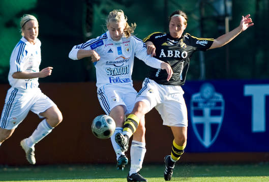 Linda Sällström, Djurgården och Frida Höglund, AIK