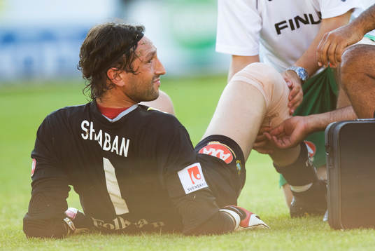målvakt, Rami Shaaban skada