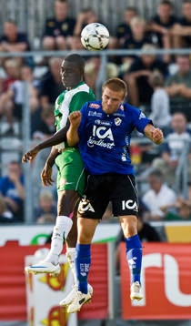 Alagie Sosseh och Jesper Westerberg. Nickduell