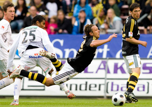 Jorge Anchén, AIK, flyger, tackling