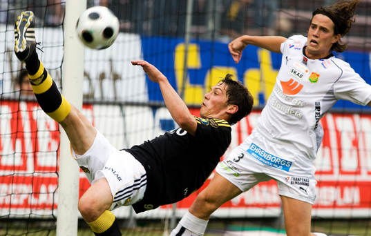 Miran Burgic, AIK och Andreas Tobiasson, GAIS