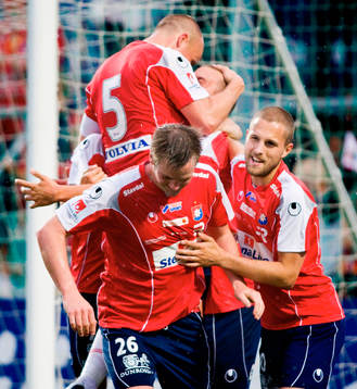 Alexander Mellqvist, Patrik Elmander, Dennis Jonsson,