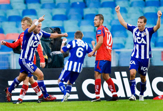 Jonas Wallerstedt, IFK Göteborg. Jubel