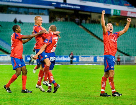 Christoffer Andersson. Jubel. Marcus Lantz, Isaak Chansa,