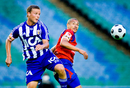 Ragnar Sigurdsson, IFK Göteborg. Henrik Larsson,