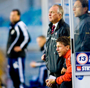 Bo Nilsson,  Sven Andersson, tränare, Helsingborg