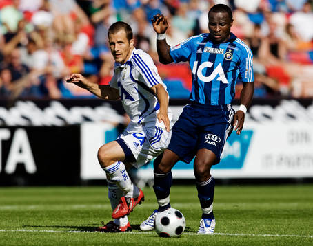 Tobias Hysén, Göteborg, och Prince Ikpe Ekong, Djurgården