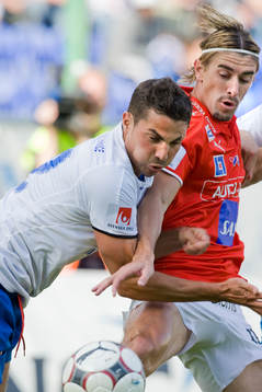 Felix Magro, Norrköping, och César Santín, Kalmar