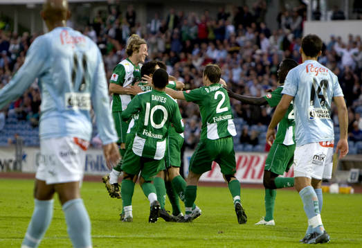 Carlos Gaete,  Hammarby har gjort 2-1