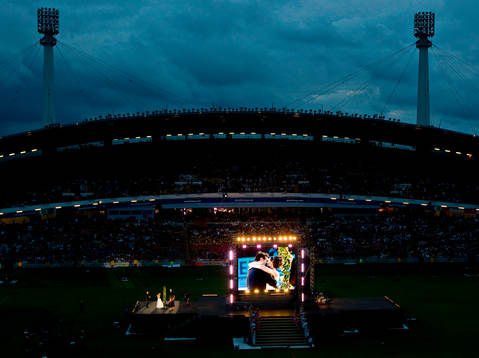 Fotboll, ungdom, Gothia Cup, Invigning
